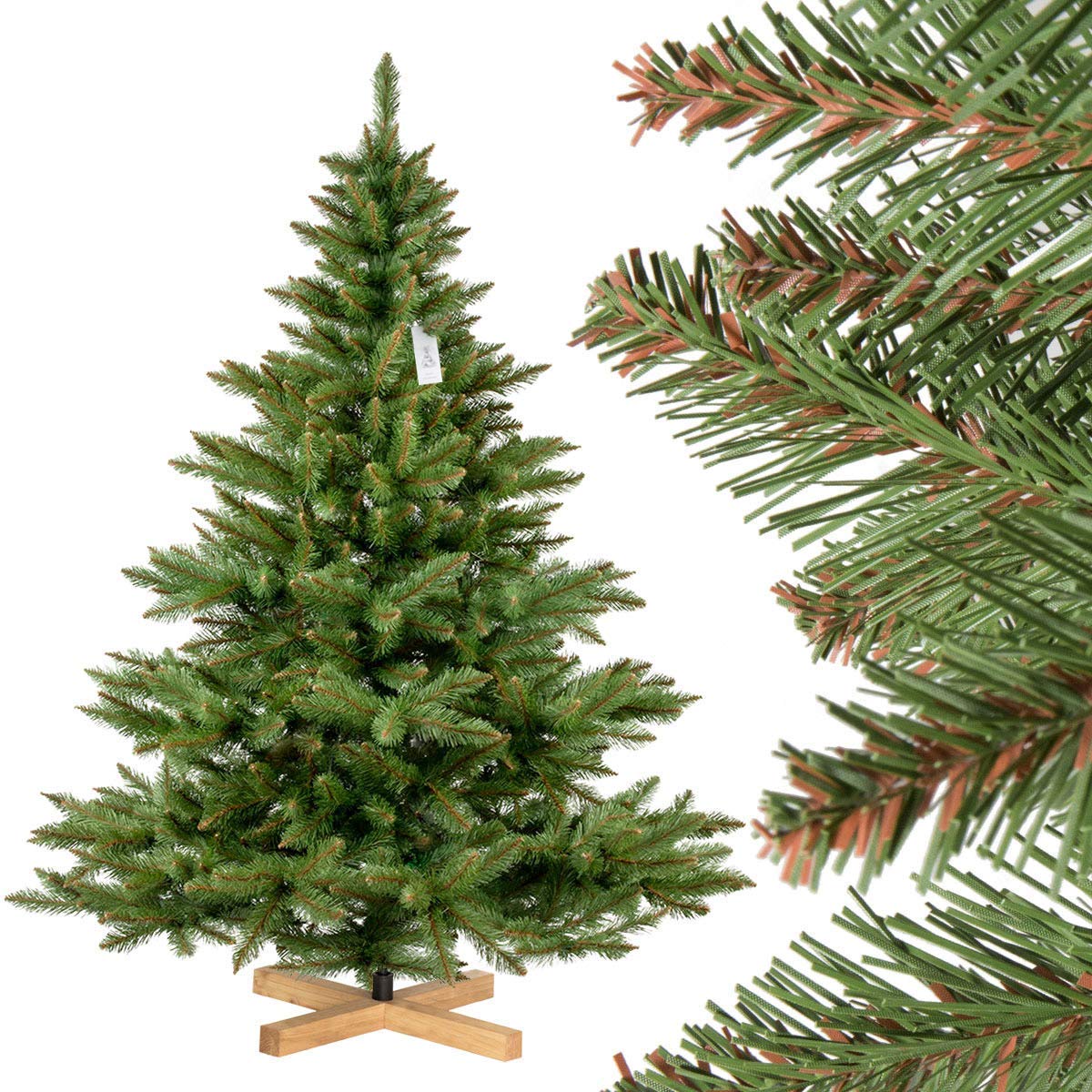 Künstlicher Weihnachtsbaum Wie Echt Mit Beleuchtung 2025 Fayre Ruthie