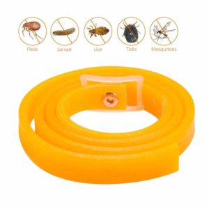 Flohhalsband von Kobwa für Haustiere, natürliche, pflanzliche Abwehr von Flöhen und Zecken für Hunde und Katzen, stoppt Biss und Juckreiz, tötet Mücken, Zecken, hält Ihr Haustier gesund, Zitronengeruch