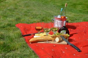 Die Decke fürs Picknicken