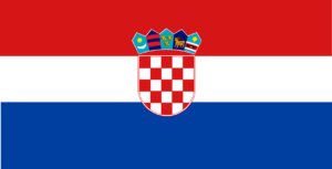 Die kroatische Flagge