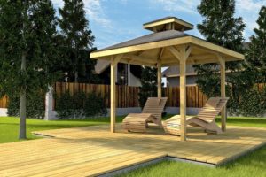 Holzpavillon selber bauen BESTE und einfachste Bauanleitung