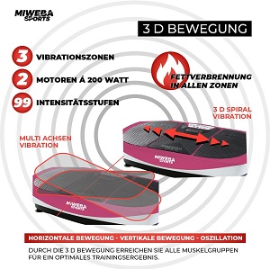 Abnehmen mit der Vibrationsplatte 3D