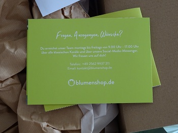 Sortiment von blumenshop.de