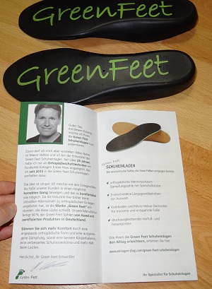 Funktionen der Green Feet orthopädischen Schuheinlagen im Test