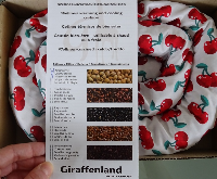 Giraffenland Wärmekissen Nackenhörnchen mit Stehkragen im Test