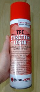 TFC Etikettenlöser Testbild 1